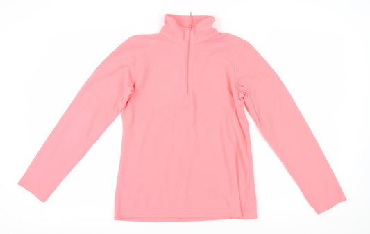 Mountain Warehouse Pink Fleece Pullover Sweatshirt M Women's