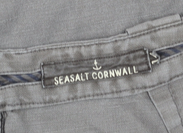 Seasalt Cornwall Womens Grey Pencil Skirt Size 14
