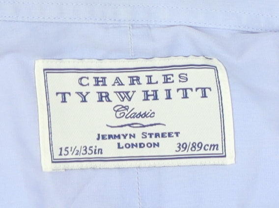 Charles Tyrwhitt Men's Blue Classic Fit Dress Shirt