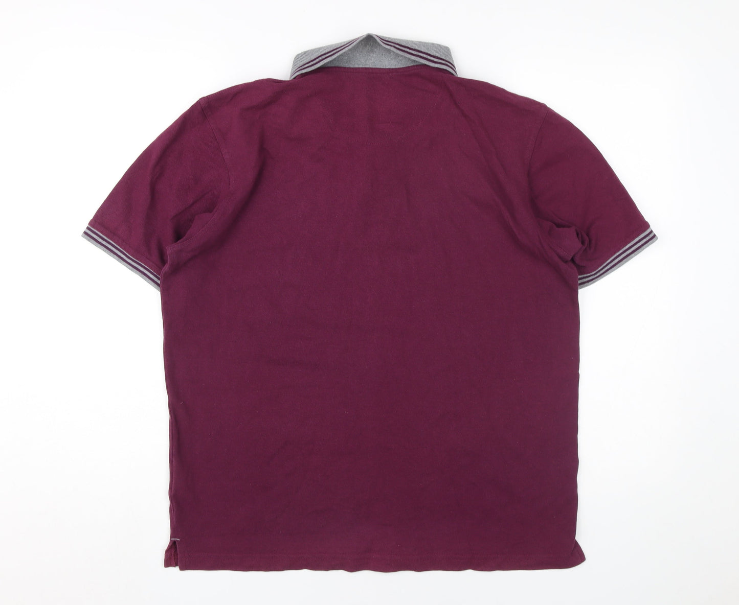 Champion Men's Purple Polo Shirt L Size Casual