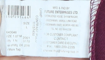 Champion Men's Purple Polo Shirt L Size Casual