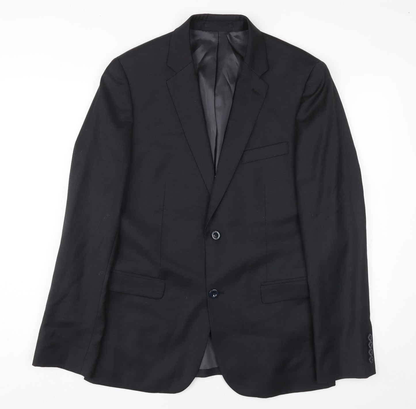 DKNY Men's Black Blazer 40R Classic Fit