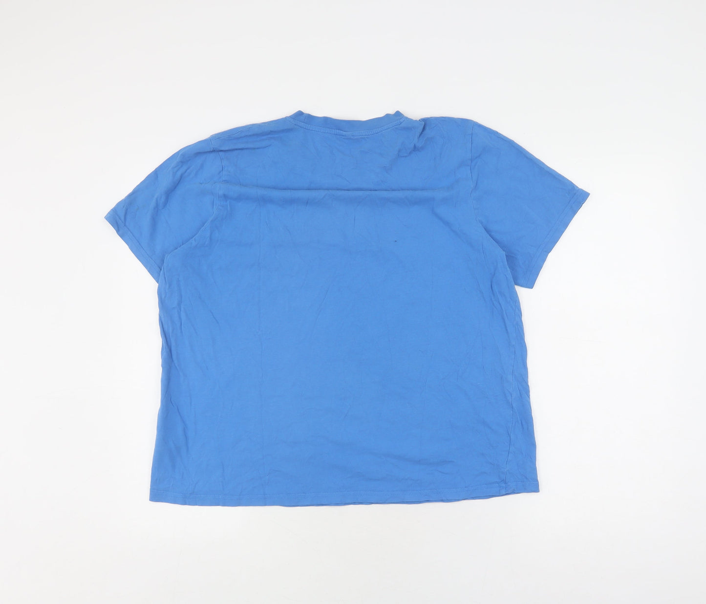 Donnay Men's Blue Crew Neck T-Shirt Size L