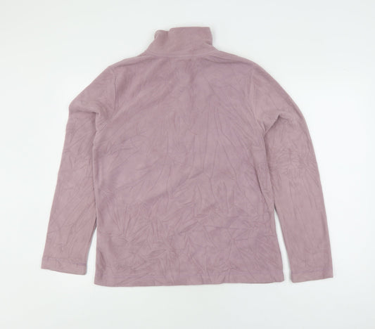 Womens UK 12 Regular Gelert Purple Pullover Sweatshirt