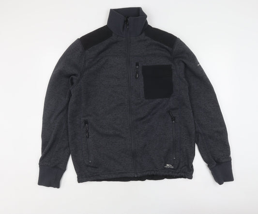 Trespass Men's Black Mid-Length Zip Jacket M