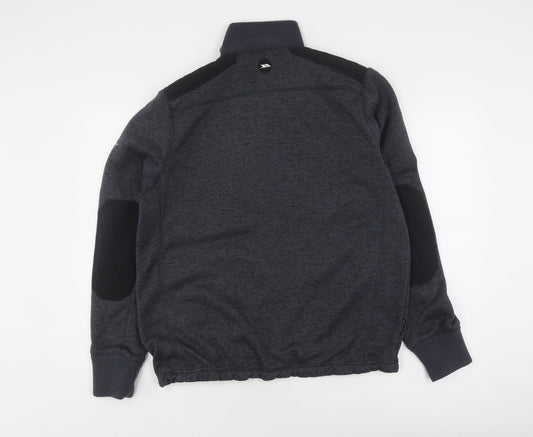 Trespass Men's Black Mid-Length Zip Jacket M