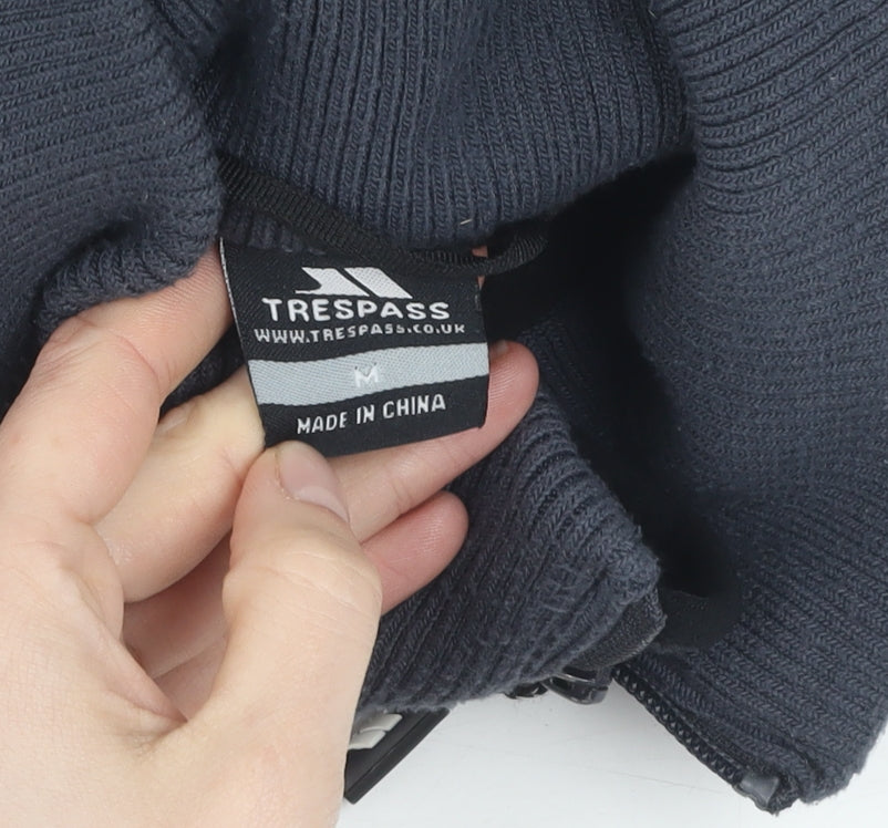 Trespass Men's Black Mid-Length Zip Jacket M