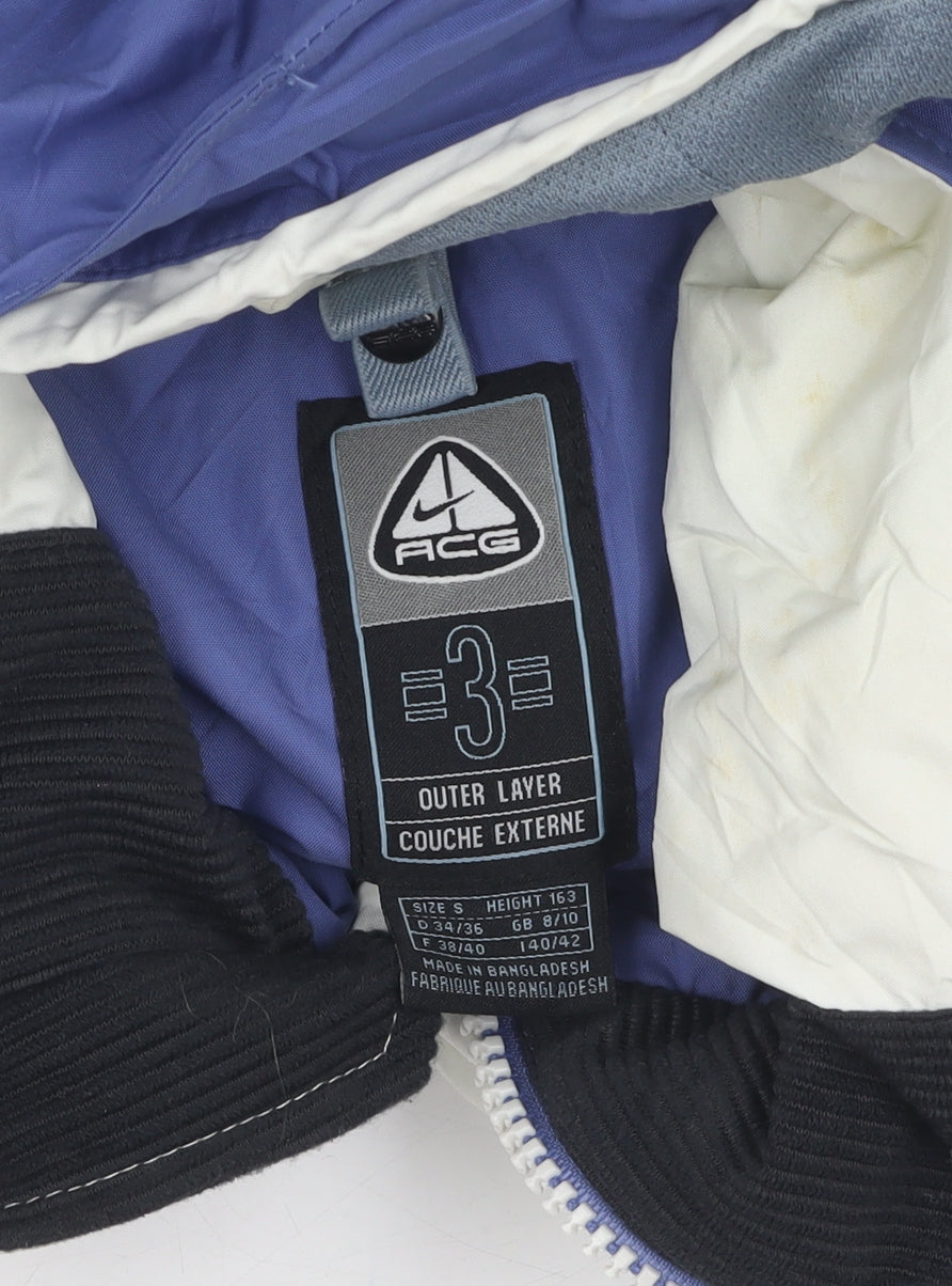 Nike Women's Blue 3-in-1 Hooded Jacket, Size S