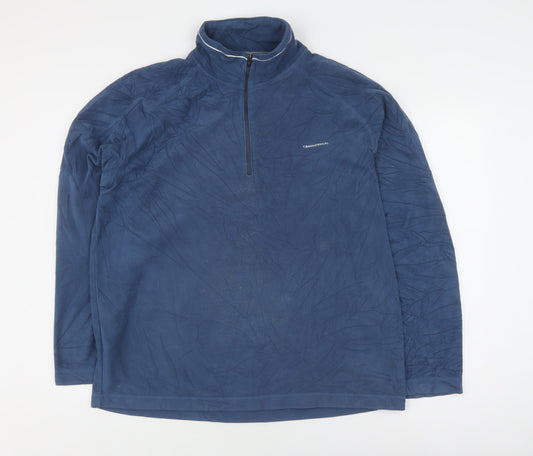 Craghoppers Men's 2XL Blue Fleece Pullover Sweatshirt
