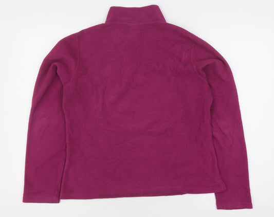 The North Face Women's Purple Fleece PullOver M Sweatshirt