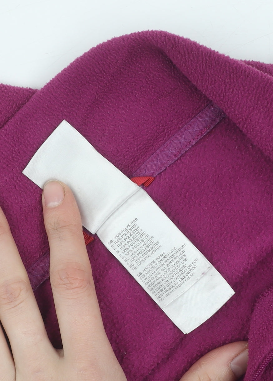 The North Face Women's Purple Fleece PullOver M Sweatshirt