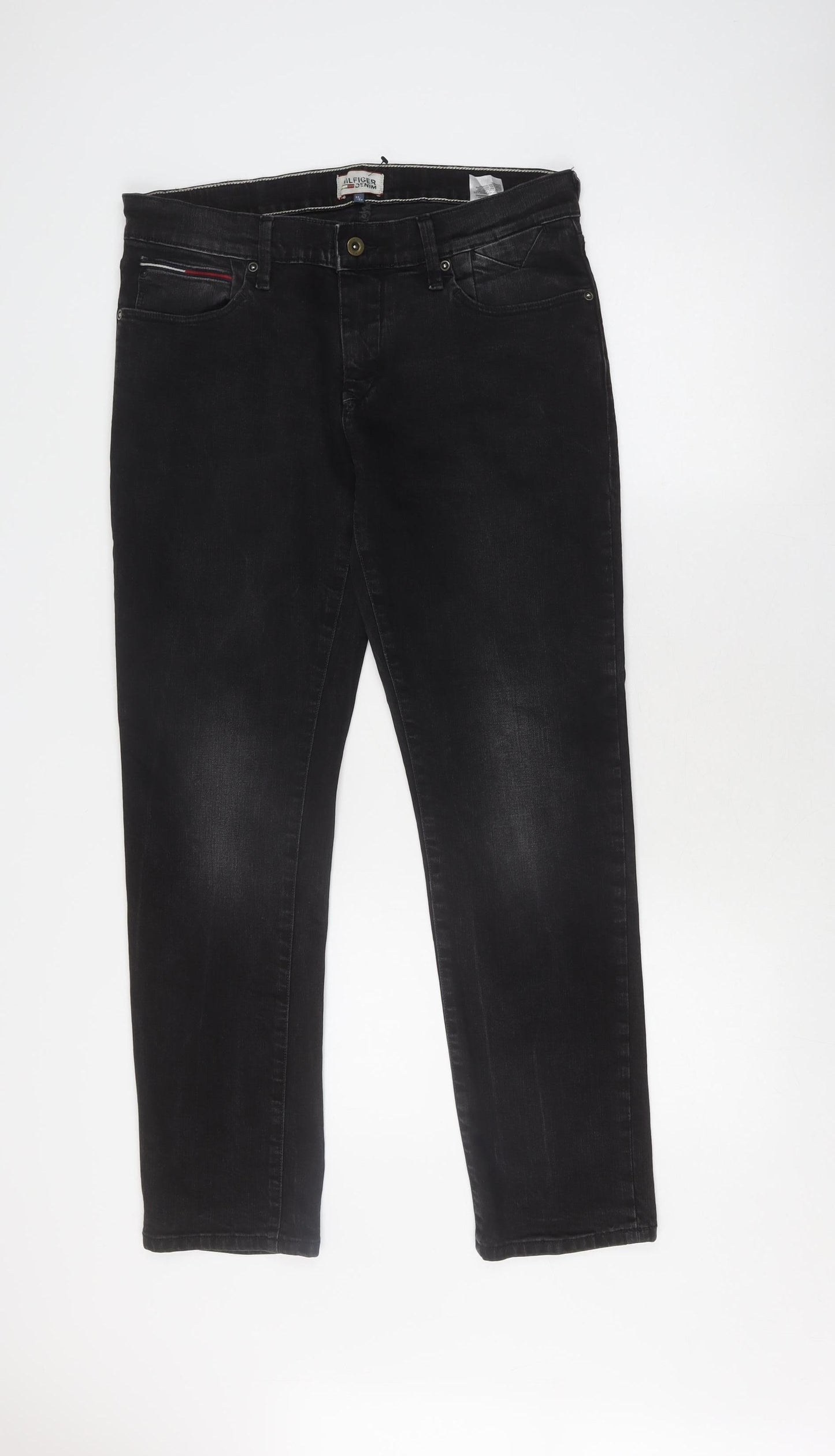 Hilfiger Denim Women's Black Straight Jeans L