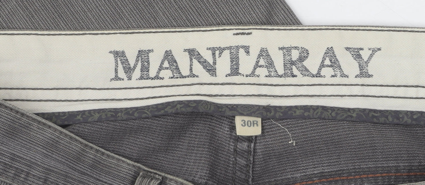 Mantaray Women's Grey Straight Jeans Size 30 Regular