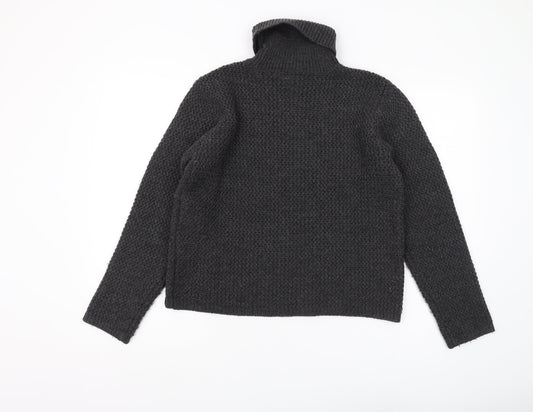 Calvin Klein Women's Black Roll Neck Pullove