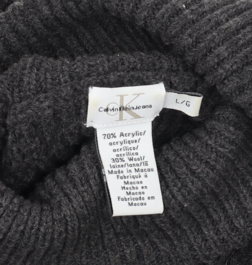 Calvin Klein Women's Black Roll Neck Pullove