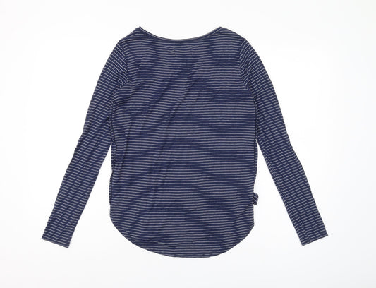 Abercrombie & Fitch Blue Striped Women’s T-Shirt XS