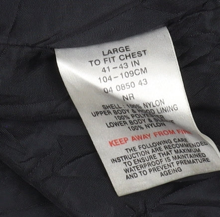 Peter Storm Men's Black Windbreaker Jacket L