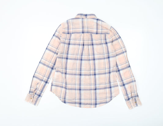 Hollister Women's Multicoloured Plaid Button-Up Shirt XS