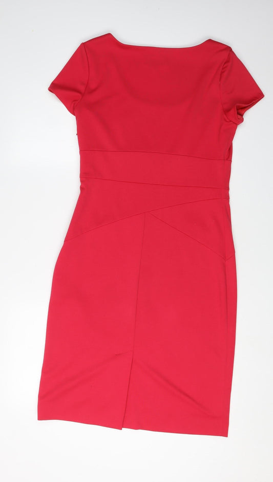 Laura Ashley Women’s Red Sheath Dress Size 10