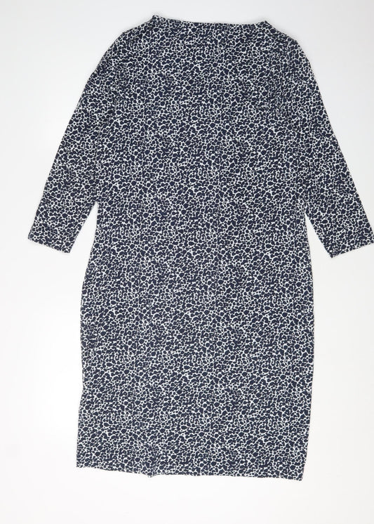 Jaeger Women’s Multicoloured Large Jersey Dress