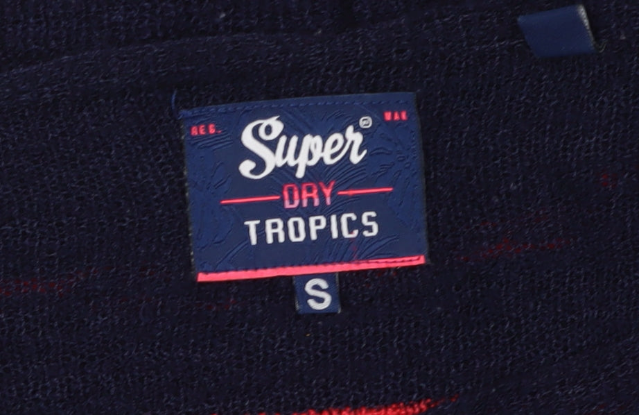 Superdry Women's Multicoloured Striped Pullover Jumper - S