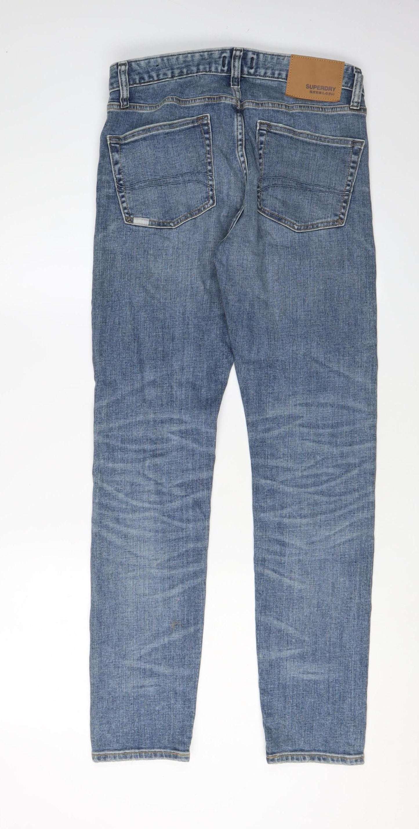 Superdry Men's Blue Skinny Jeans Size 30 Slim Fit