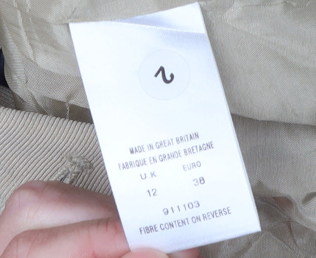 Alexon Women's Beige Double-Breasted Blazer, Size 12