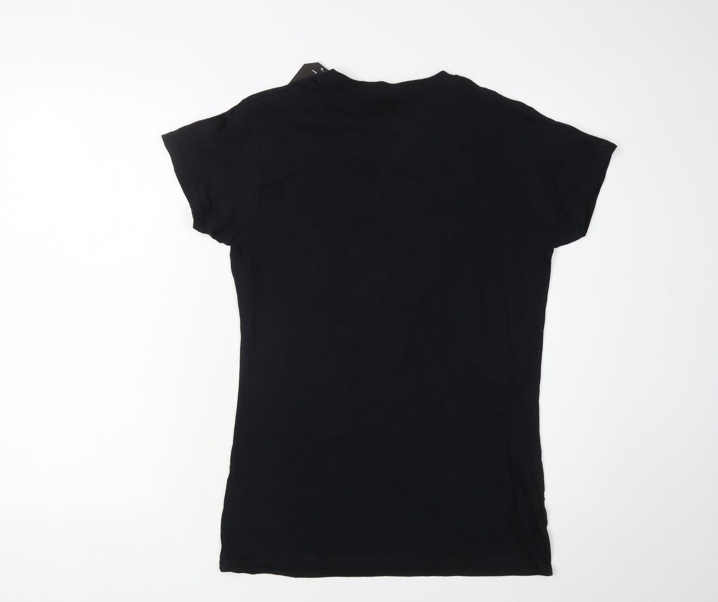UFC Women's Black T-Shirt, L, Sports Casual Tee