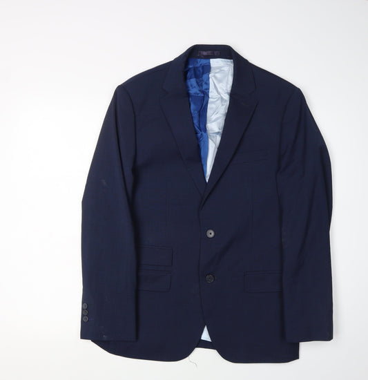 Jeff Banks Men's Blue Blazer Size 38S