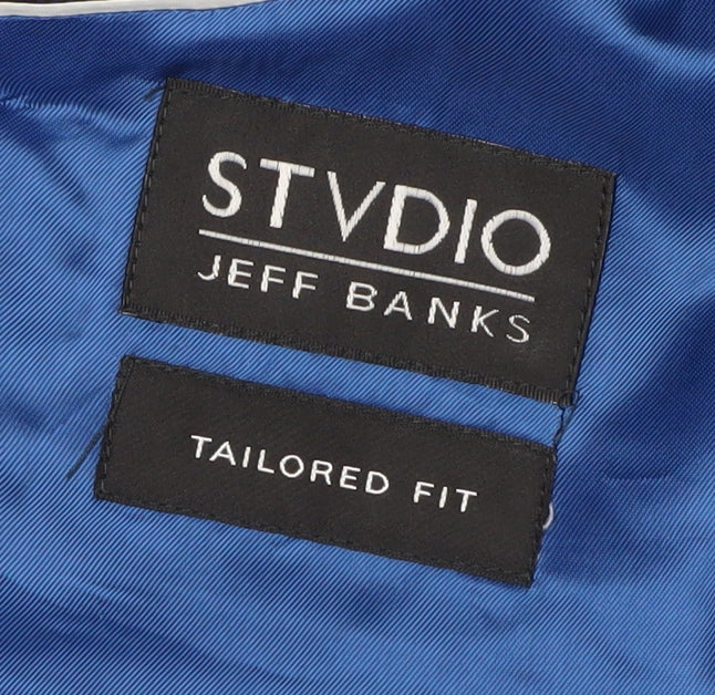 Jeff Banks Men's Blue Blazer Size 38S
