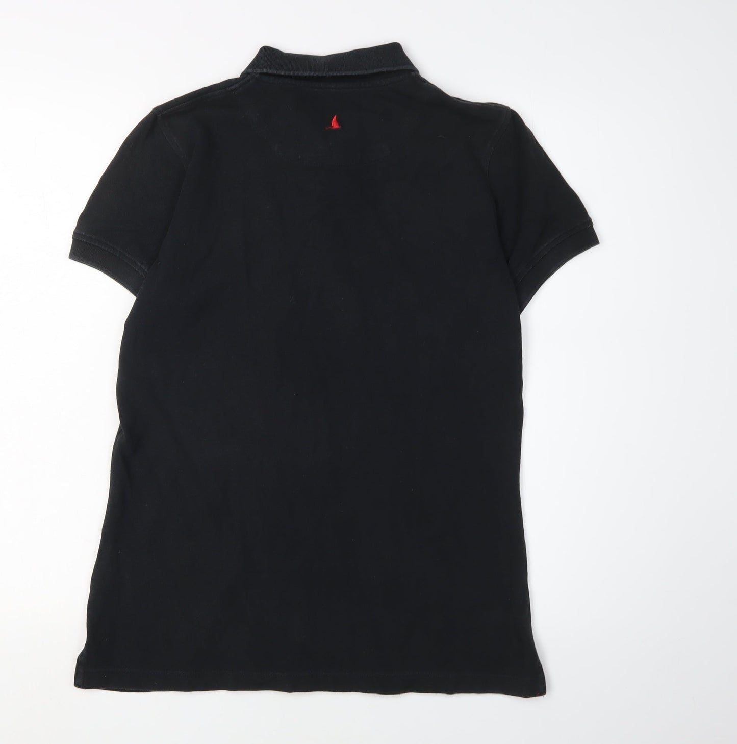 Musto Women's Black Polo Shirt Size 12 Cotton Casual
