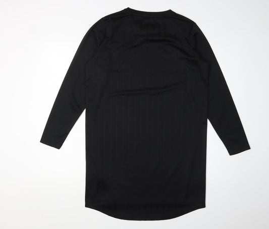 Kappa Men's Black S Casual Pullover Long Sleeve Top