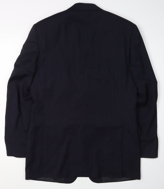 Hugo Boss Men's Blue Suit Jacket, Size 38R, Regular Fit