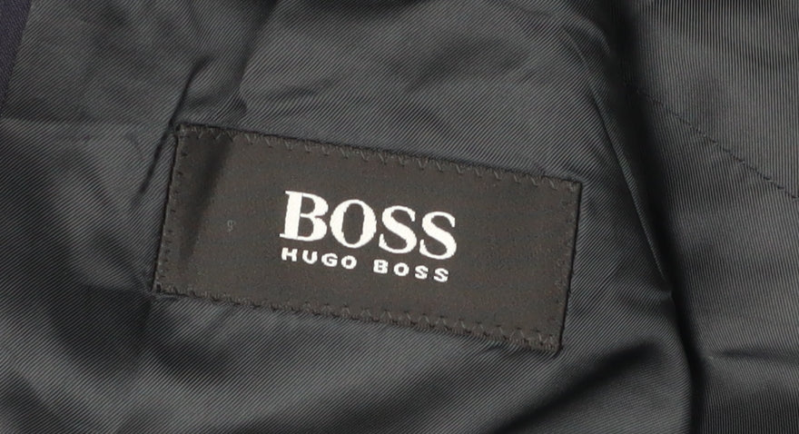 Hugo Boss Men's Blue Suit Jacket, Size 38R, Regular Fit