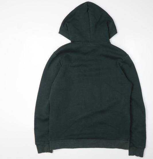 Jack & Jones Men's Green Pullover Hoodie M