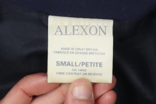 Alexon Women's Blue Petite Blazer, Size S, Mid-Length