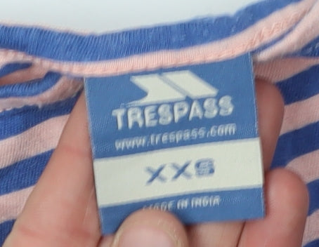 Trespass Women's Multicoloured XS Striped T-Shirt