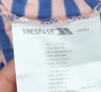 Trespass Women's Multicoloured XS Striped T-Shirt