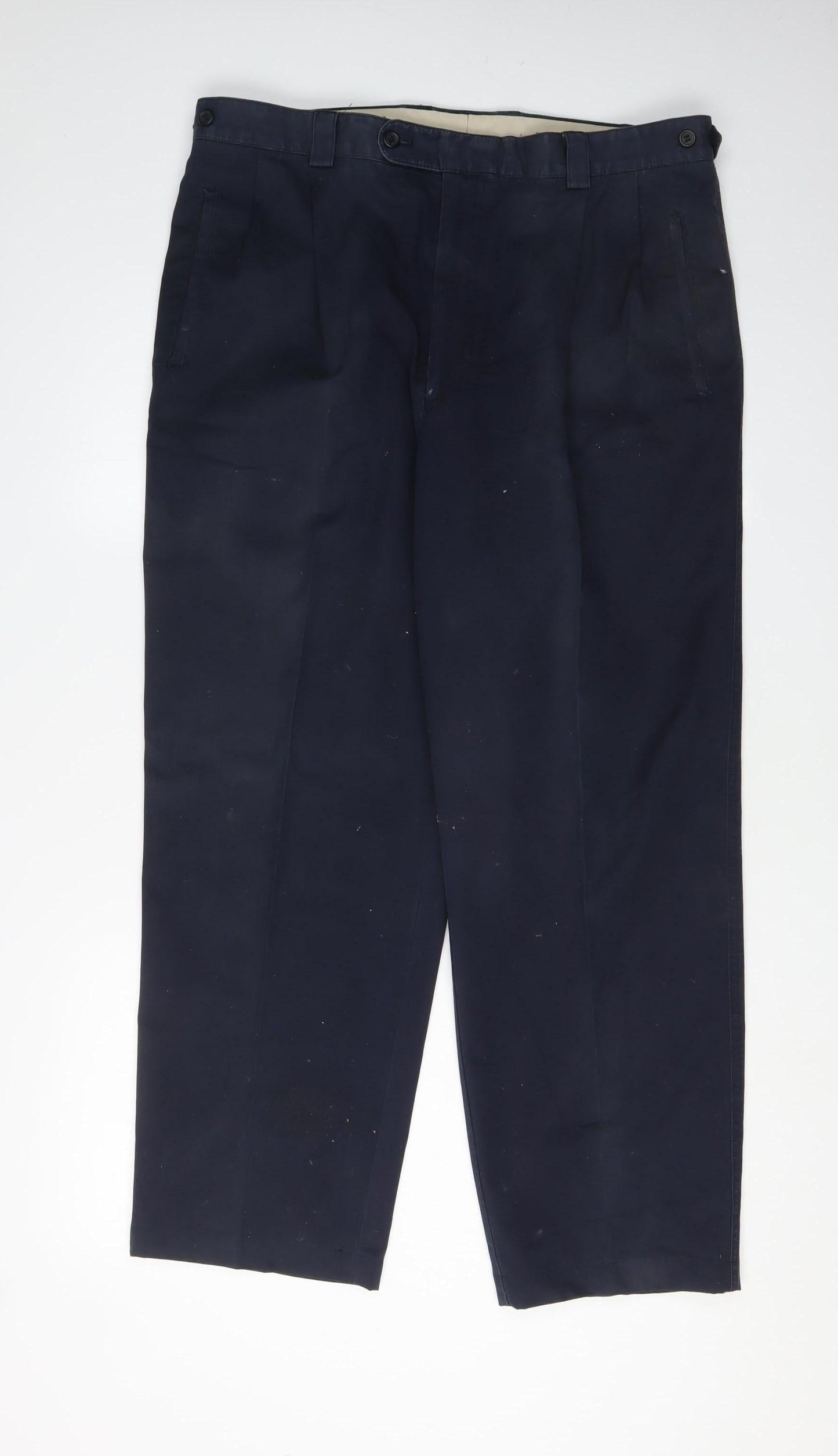 Austin Reed Men's Black Dress Pants 36S Cotton