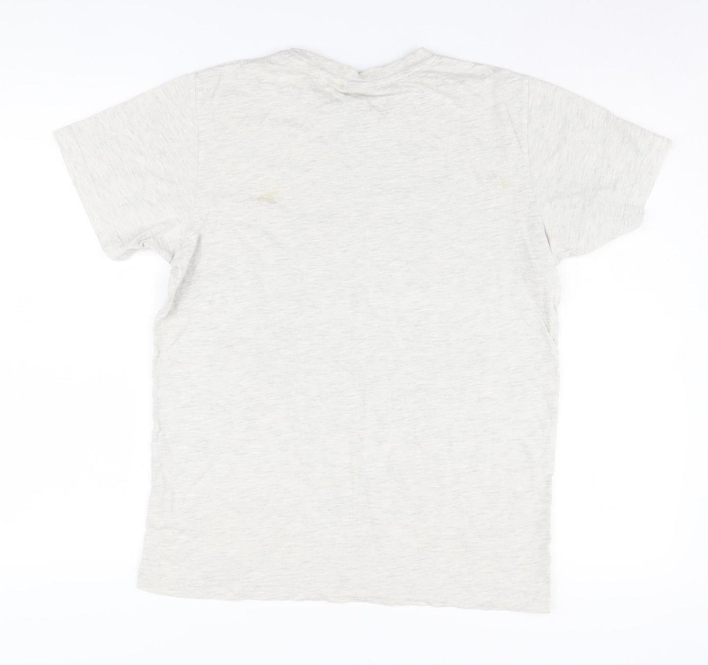 Ellesse Women's Ivory Cotton T-Shirt, Size 8