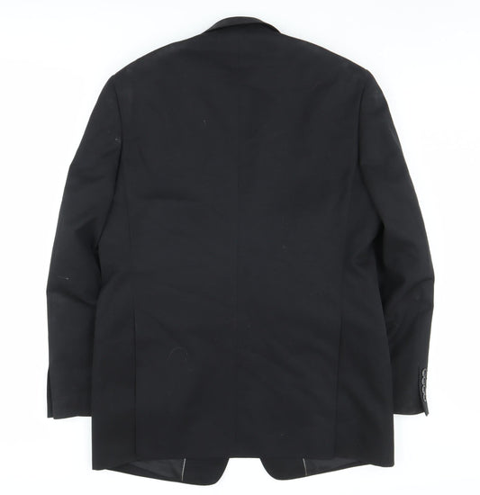 Black Label Peter Drew Men's Black Blazer 40L