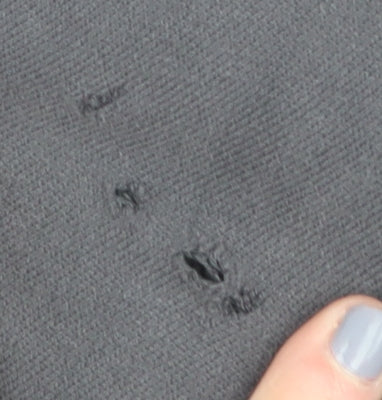 AllSaints Men's Grey Cotton Pullover Hoodie, Size S