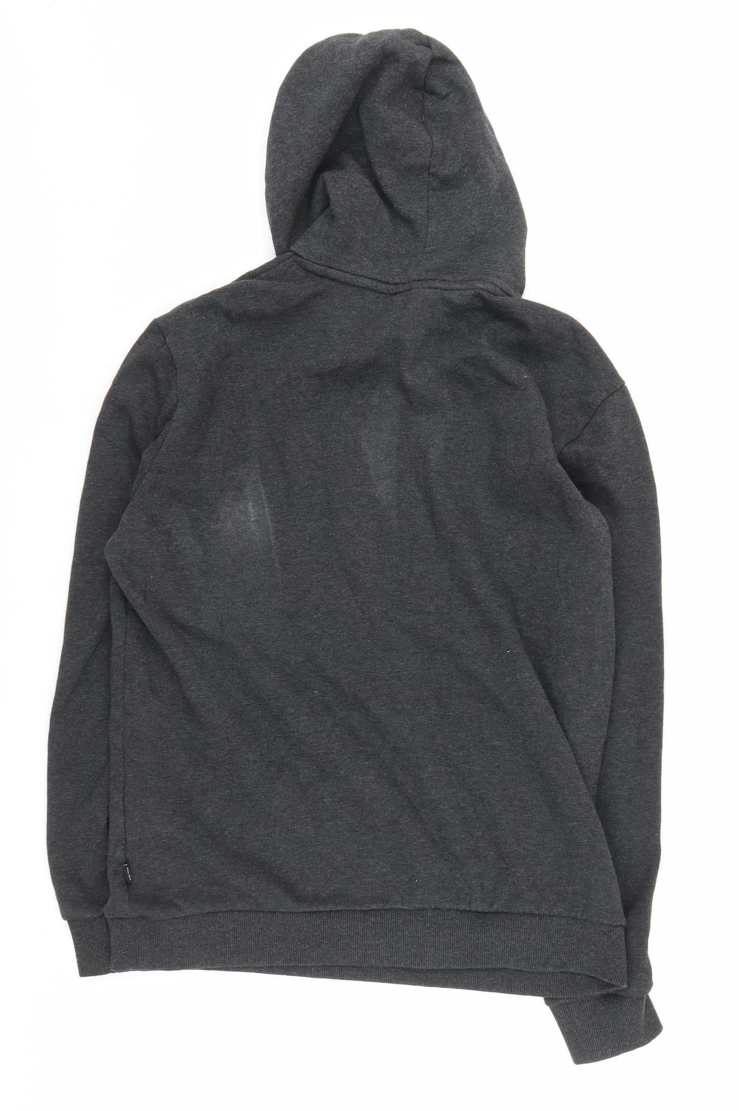 Puma Men's Grey M Hoodie with Logo Accent