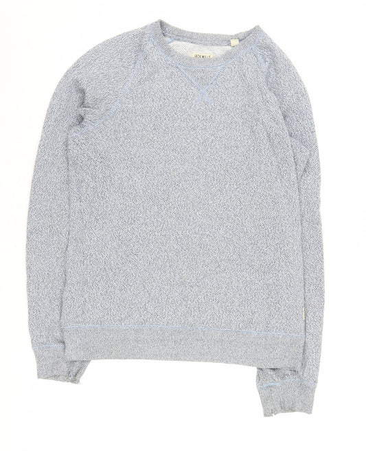 Jack Wills Blue Men's Pullover Jumper in Small