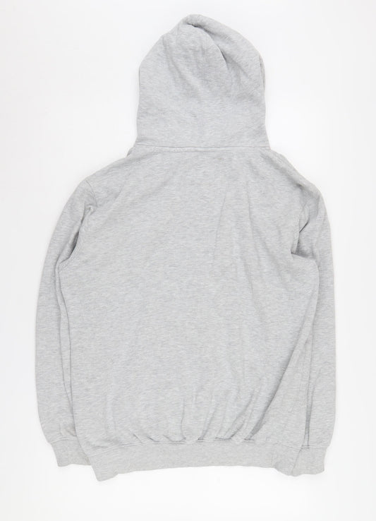 Hard Rock Cafe Men's Grey Hoodie Large Pullover