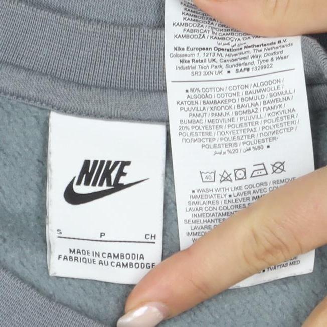 Nike Men's Grey Paris Pullover Sweatshirt S