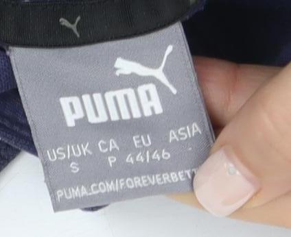 Puma Men's Blue Pullover Hoodie S