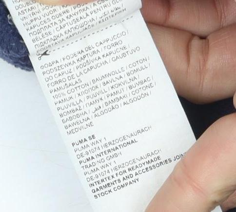 Puma Men's Blue Pullover Hoodie S