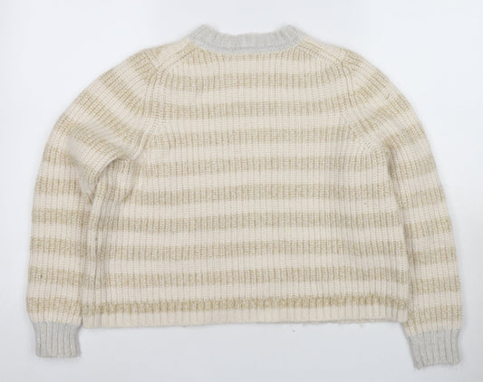 Bodhi Women's Multicoloured Striped Pullover Jumper M