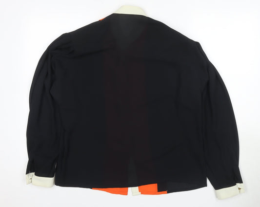 Womens UK Size 12 Windsmoor Black Polyester Blouse